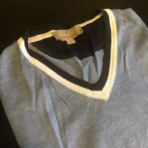 Canali V-neck Sweater 58 NWOT